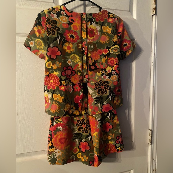 Zara 70’s Trafaluc Collection Floral Romper Size XS - Picture 3 of 6